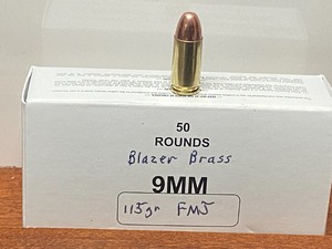 lot 287 image: (50) Rounds Of  9mm-Luger -- 115gra...