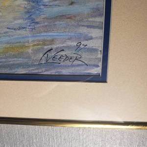 lot 52 image: L. Veeder Print Boat at More