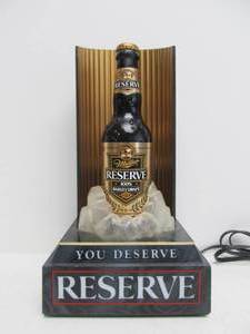 lot 64 image: Working Vintage MILLER RESERVE Light Beer Display Sign