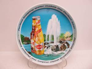 lot 67 image: Vintage 1960s GRAIN BELT Metal Beer Tray