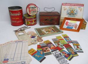lot 70 image: Nice Lot of Vintage Advertising Items