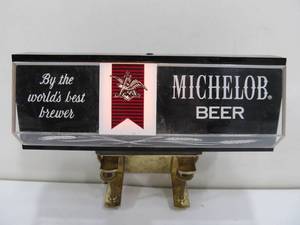 lot 214 image: Vintage MICHELOB Lighted Cash Register Beer Display Sign