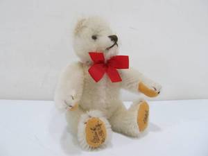 lot 223 image: Vintage Steiff Teddy Bear Mohair Button Ear Tag Signed by Steiff