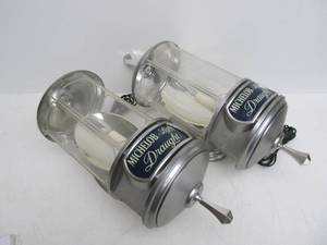 lot 101 image: Vintage MICHELOB Light Beer Sconces