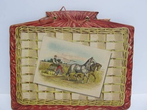 lot 111 image: Antique EMPIRE Binders & Mowers Double Sided Farm Implement Hanging Sign