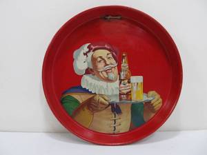 lot 183 image: Vintage 1940s Era FALSTAFF Metal Beer Sign