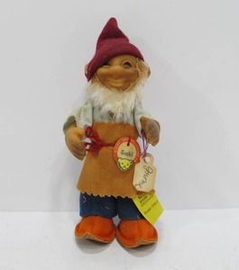 lot 93 image: Mint NOS Vintage 1950s STEIFF Gucki Elf Toy