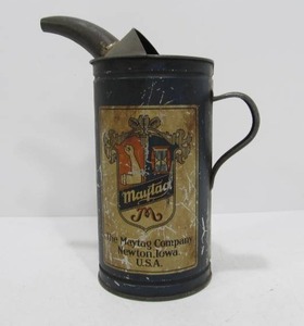 lot 129 image: Vintage 1930s MAYTAG Oil Can