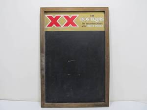 lot 136 image: Vintage XX Dos Equis Bar Sign Chalkbaoad