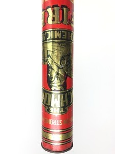 lot 252 image: Antique THE RICHMOND Automobile Fire Extinguisher Canister Tin