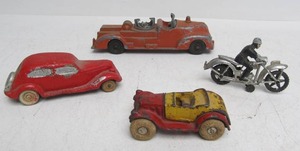 lot 242 image: Nice Lot of Small Vintage Toy Cars & Motorcycle Toy