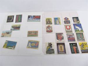 lot 113 image: Great Lot of Vintage & Antique Advertising Poster Stamps