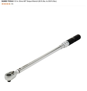 lot 2 image: SUNTEX TOOLS 12 IN. DRIVE 48T TORQUE WRENCH