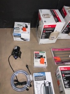 lot 59 image: ASSORTED EVERBILT PRODUCTS. VARIOUS KIND & CONDITIONS. SEE PICTURES