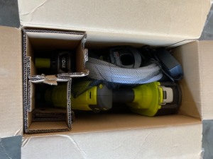 lot 42 image: RYOBI EZCLEAN ONE 18-VOLT 320 PSI 0.8 GPM COLD WATER CORDLESS POWER CLEANER - BATTERY & CHARGER INCLUDED. SEE PICTURES