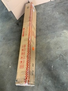 lot 46 image: CASAINC 10 FT. 360 DEGREE ROTATION CANTILEVER SOLAR POWERED LED PATIO UMBRELLA IN BEIGE. SEE PICTURES