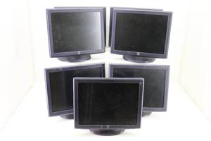 lot 32 image: (7) elo E611558 15 Touchscreen Monitors