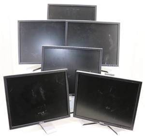 lot 34 image: (6) Dell 19 VGADVI Monitors