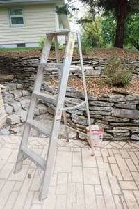 lot 349 image: Alum ladder