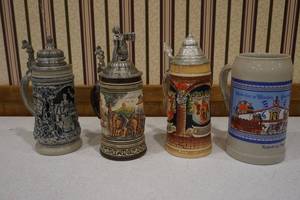 lot 40 image: Beer steins
