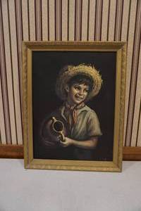 lot 46 image: Oil on canvas