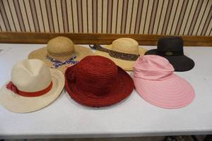 lot 73 image: Straw hats