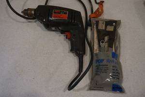 lot 107 image: Drill, rivet set