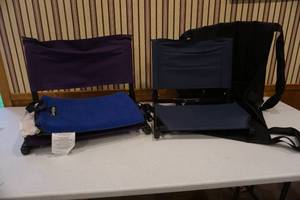 lot 124 image: Stadium chairs