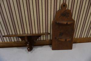 lot 152 image: Vintage shelfs