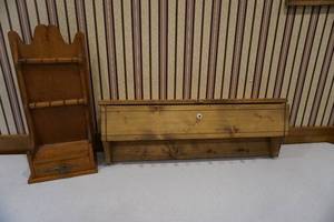 lot 153 image: wood shelves
