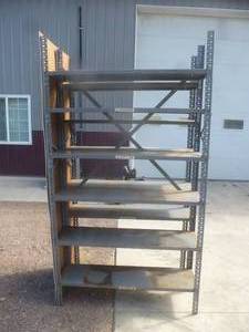 Steel Shelving Unit Double