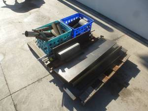 Pallet of Steel Stock #3 Blue Crates