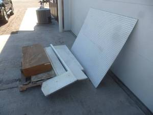 Shelving Unit White 1 Section