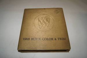 lot 6 image: Original 1968 Buick Color and Trim Option Book