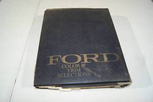 lot 5 image: Original 1975 Ford Color and Trim Option Book