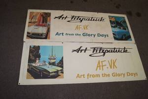 lot 33 image: 2 Art Fitzpatrick Art Show Banners