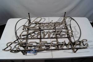 lot 13 image: Vintage Buick Power Steering Neon Sign - Cracked Tube