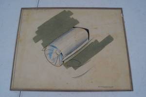 lot 52 image: Original Automobile Rendering - Glen Winterscheidt - GM