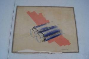 lot 55 image: Original Automobile Rendering - Glen Winterscheidt - Pontiac