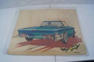 lot 61 image: Original Automobile Rendering - Buick - Glen Winterscheidt