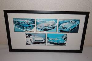 lot 81 image: Framed Art Fitzpatrick Stamp Artwork