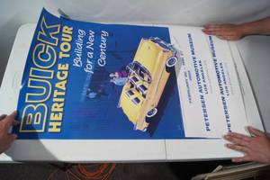 lot 80 image: (3) Buick Heritage Tour Posters - Hand Signed by Art Fitzpatrick
