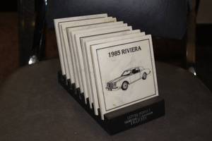 lot 122 image: 1985 Buick Promotional Coaster Set