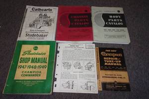 lot 134 image: Studebaker Shop Manuals and Part Catalogs