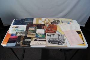lot 143 image: Vintage Pontiac Dealership Sales Materials