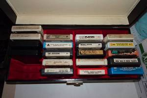 lot 152 image: Case of 8 Track Cassette Tapes