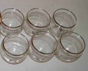 lot 9 image: (6) 1964 Chevrolet Promotional Goblet Glasses