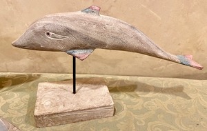 lot 64 image: Wooden Fish Decor