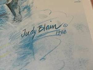 lot 110 image: Judy Blain 1988 St Paul Derby Framed Art Numbered 20 of 300