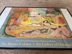 lot 115 image: The Barnes Exhibit Framed Art Print From The Art Gallery of Ontario